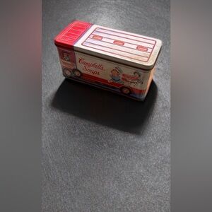 Toy Truck Tin - Red, White, and Blue